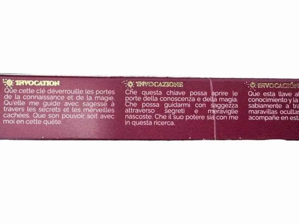 Home fragrances - Incense Fragrances & Senses Esoterik Vibes Enchanted Key Masala - Box of 12 Packs (15g) - ARABESK