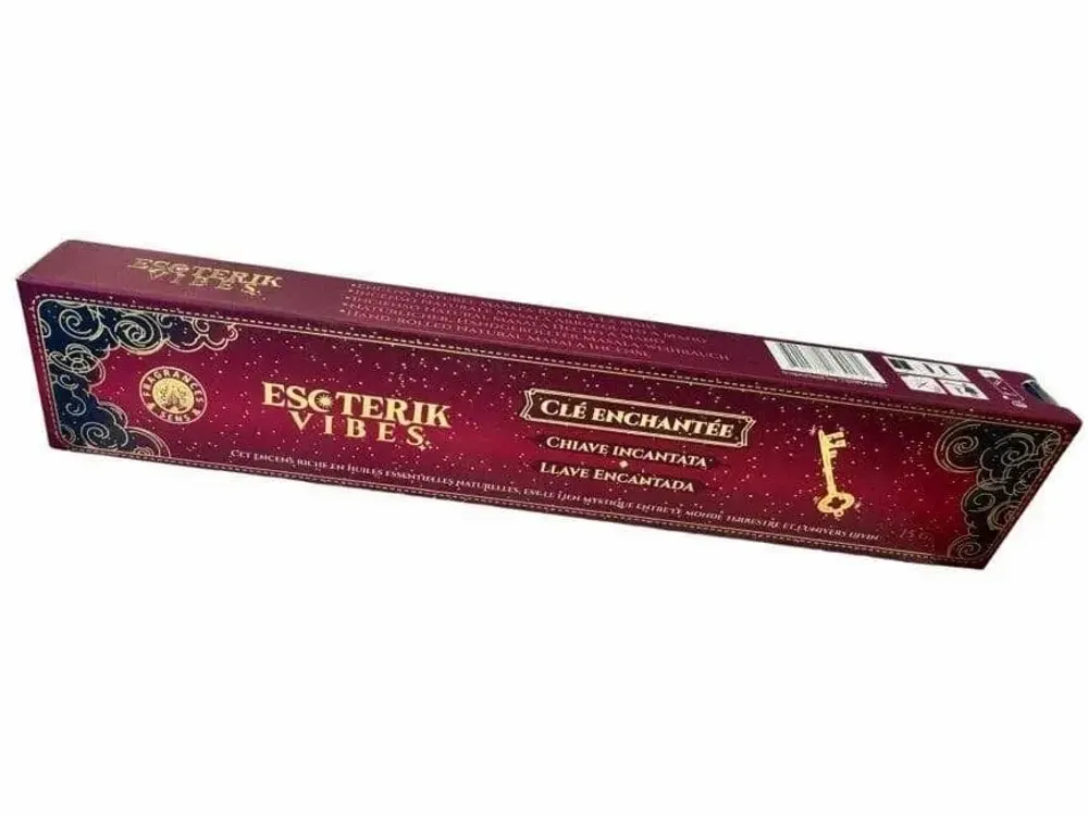 Home fragrances - Incense Fragrances & Senses Esoterik Vibes Enchanted Key Masala - Box of 12 Packs (15g) - ARABESK