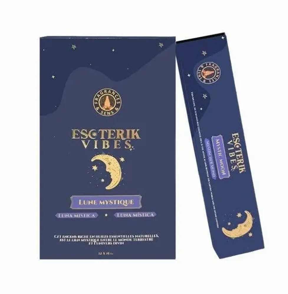 Home fragrances - Incense Fragrances & Sens Esoterik Vibes Mystic Moon Masala - Box Of 12 Packs (15g) - ARABESK