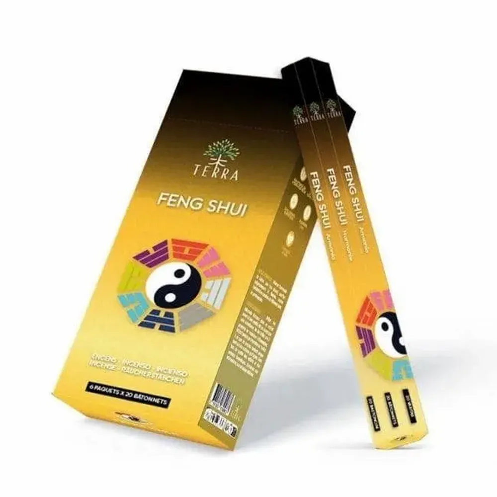 Parfums d'intérieur - Encens Terra Sans Charbon Hexa - Feng Shui 30g - ARABESK