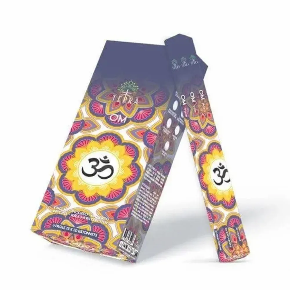 Parfums d'intérieur - Encens Terra Sans Charbon Hexa - Om 30g - ARABESK