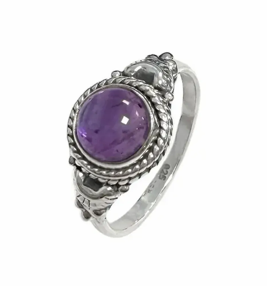 Parfums d'intérieur - Bague Argent 925 - Améthyste AA T58 - ARABESK