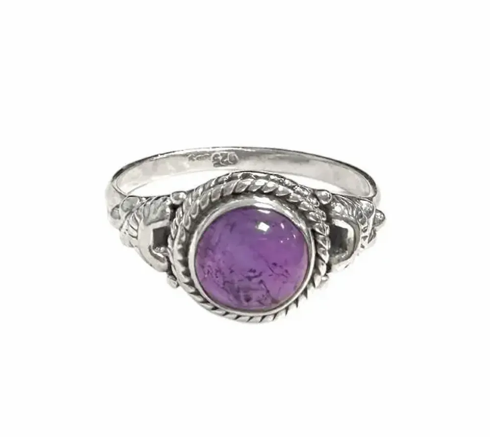 Parfums d'intérieur - Bague Argent 925 - Améthyste AA T58 - ARABESK