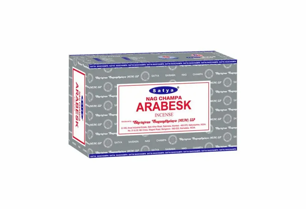 Parfums d'intérieur - Encens Satya Arabesk 15g - Boîte De 12 Paquets - ARABESK