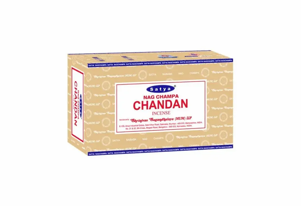 Home fragrances - Satya Chandan Incense 15g - Box of 12 packs - ARABESK