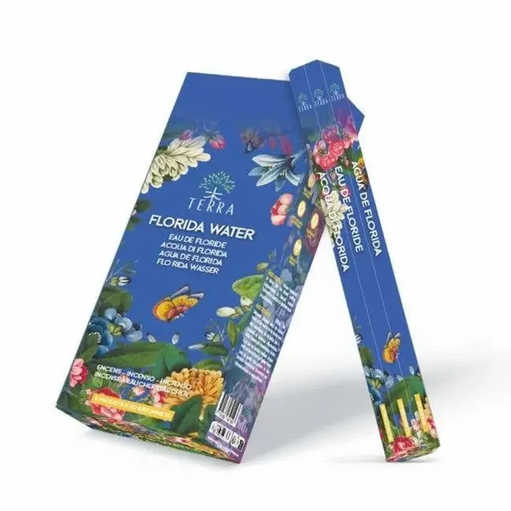 Parfums d'intérieur - Encens Terra Sans Charbon Hexa - Florida Water 30g - ARABESK