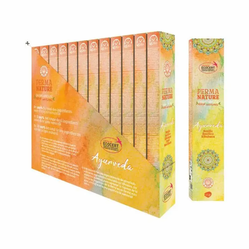 Home fragrances - Perma Nature Ayurvedic Basil Ecocert-Fair Trade Labeled 15g - ARABESK