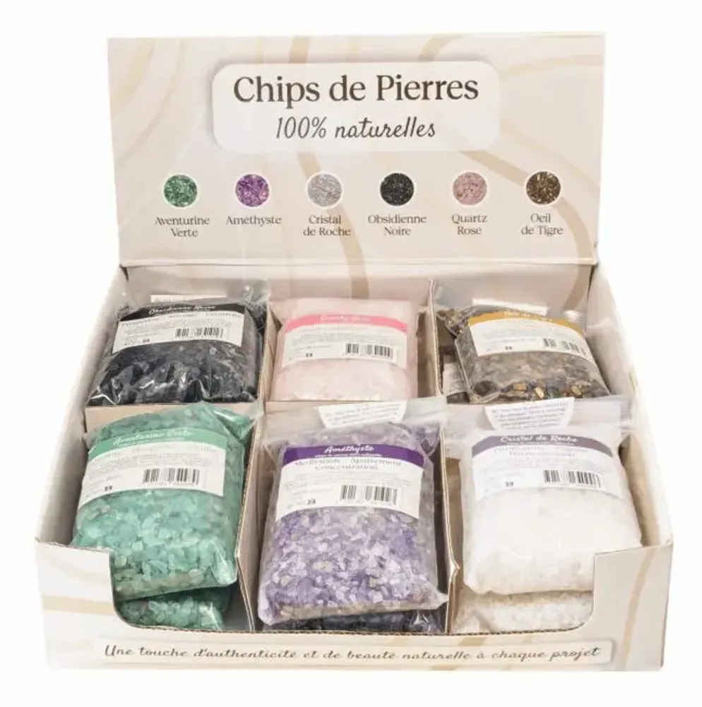 Home fragrances - Stone Chips Display 250g x 12 Bags - ARABESK