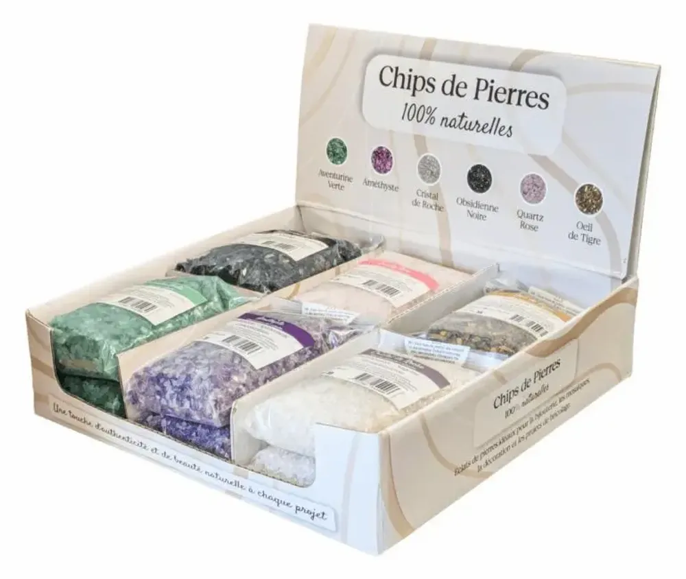 Home fragrances - Stone Chips Display 250g x 12 Bags - ARABESK