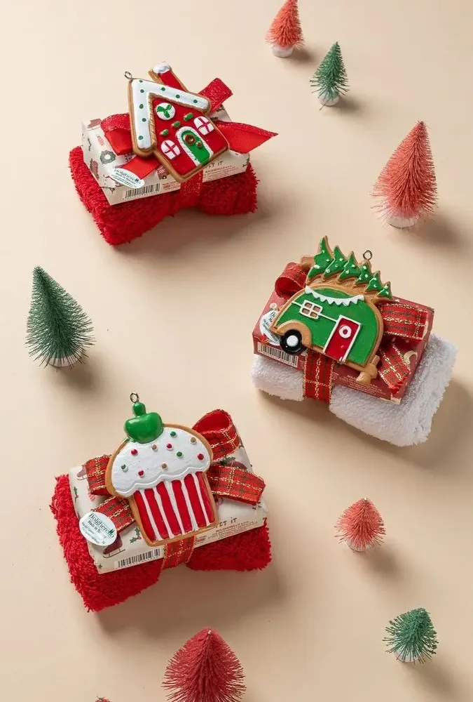Savons - Christmas Collection - Lavette de Noël - BOLGHERELLO PROFUMI DI TOSCANA
