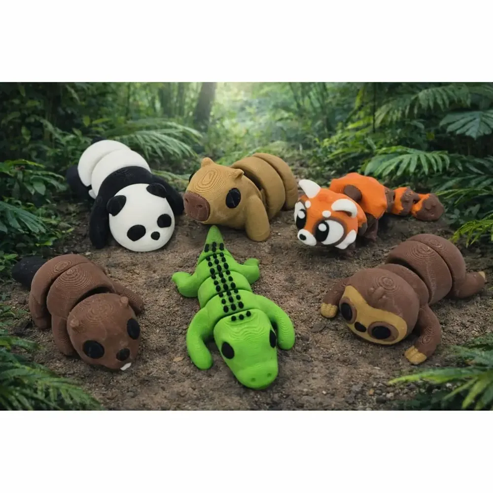 Cadeaux - Mini figurines d'animaux exotiques à collectionner - ZANIMIZ
