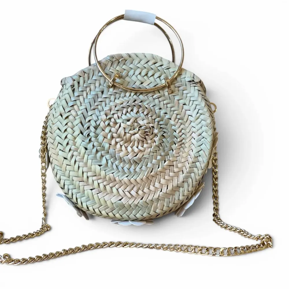 Bags and totes - Camelia round bag with flowers - DANIÉ