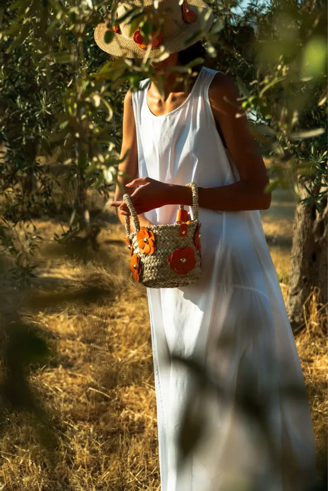 Bags and totes - Daisy Middle Bag with Flowers - DANIÉ