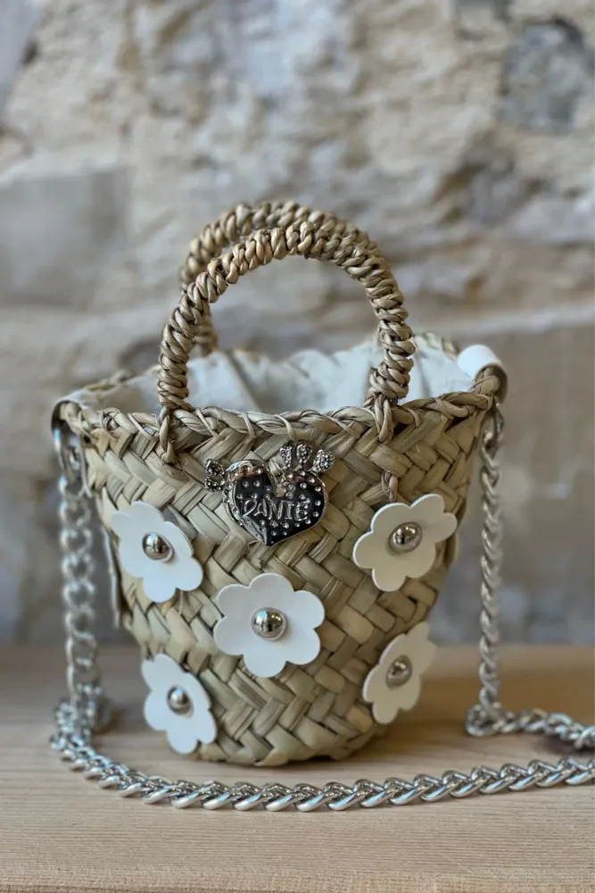 Bags and totes - Daisy mini bag with flowers - DANIÉ