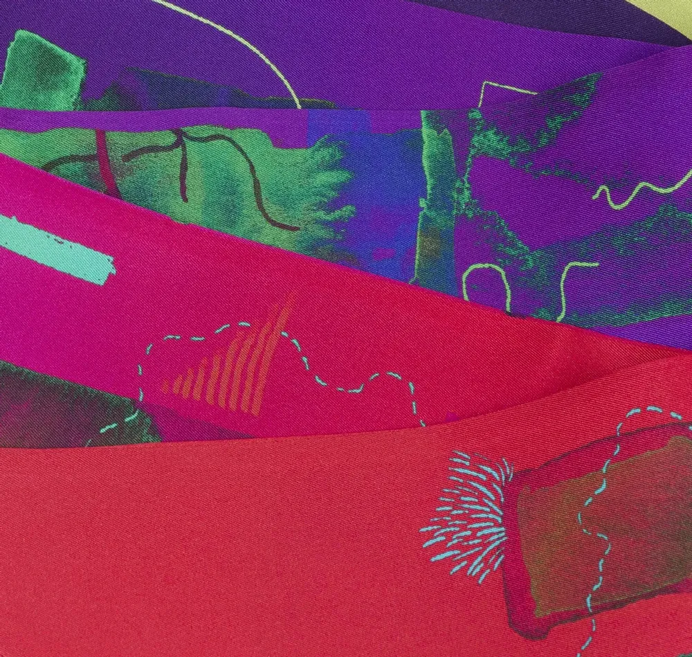 Accessoires cheveux - Ocean Opus Silk Twilly - ELCIELA