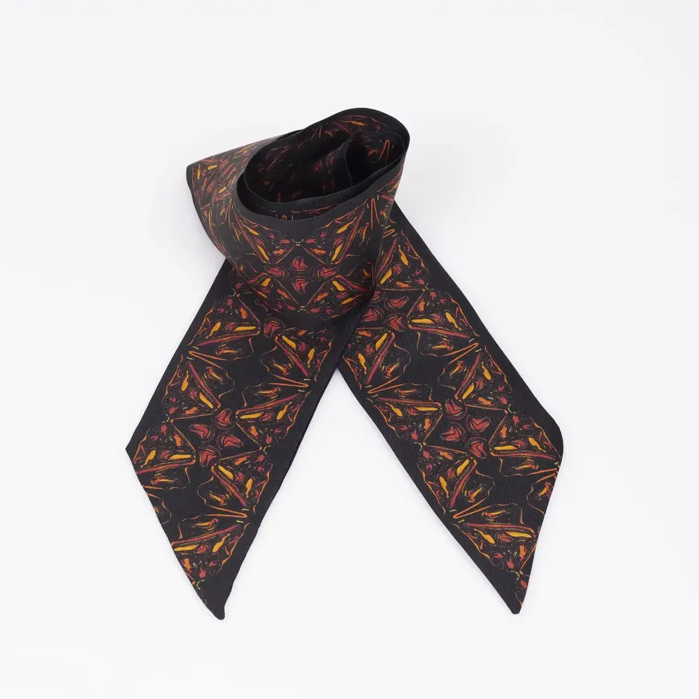 Accessoires cheveux - Redshine Silk Twilly - ELCIELA