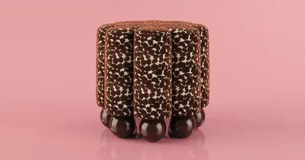 Tabourets - Tabouret Myrna fabriqué à la main au Portugal par Ottiu - OTTIU
