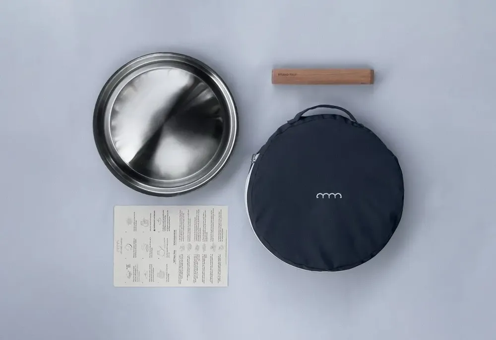Frying pans - Mini Saj kit in stainless steel - STUDIO TUUT