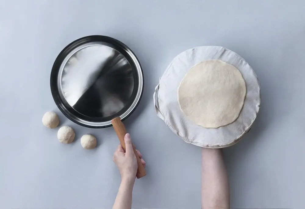 Frying pans - Mini Saj kit in stainless steel - STUDIO TUUT