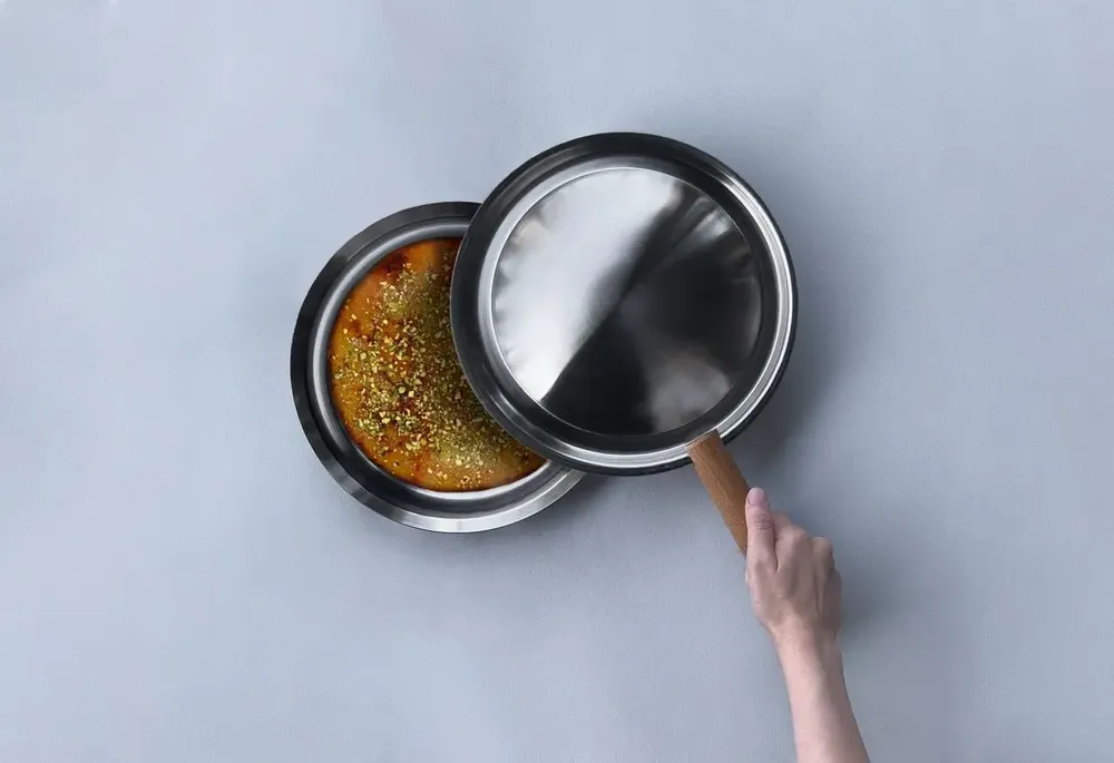 Frying pans - Mini Saj kit in stainless steel - STUDIO TUUT