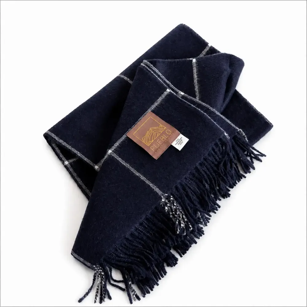Plaids - Plaid pour bébé en alpaga — Windowpane - PUEBLO