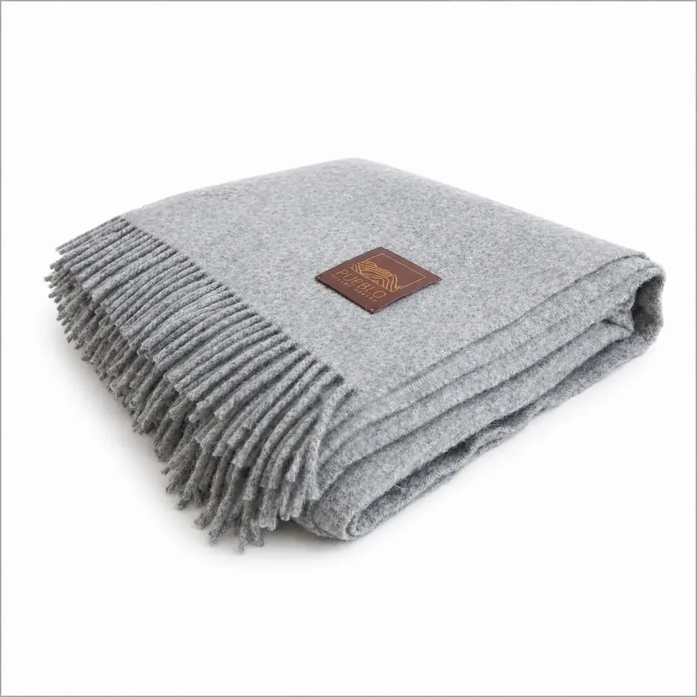 Throw blankets - Throw Blanket- Alpaca Blend- Eco - PUEBLO
