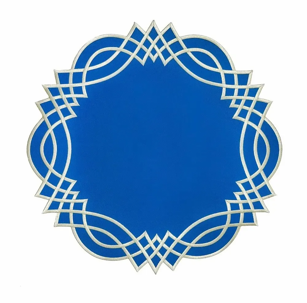 Everyday plates - Geometric  Stain-Resistant Placemat - TIME FOR TEA