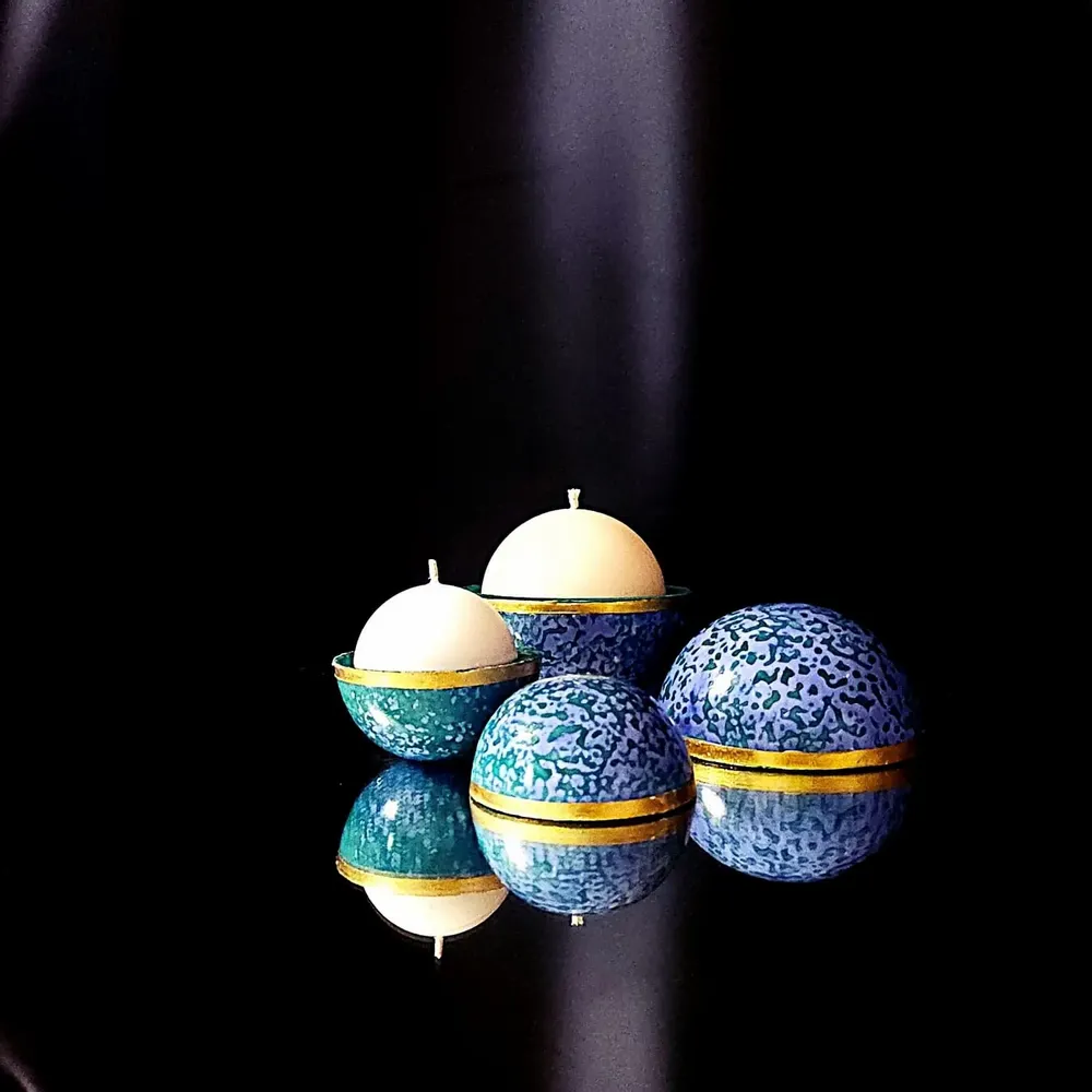 Cadeaux - Bougie Globe Bollywood — Épicéa - PONPON CURIOSITAS