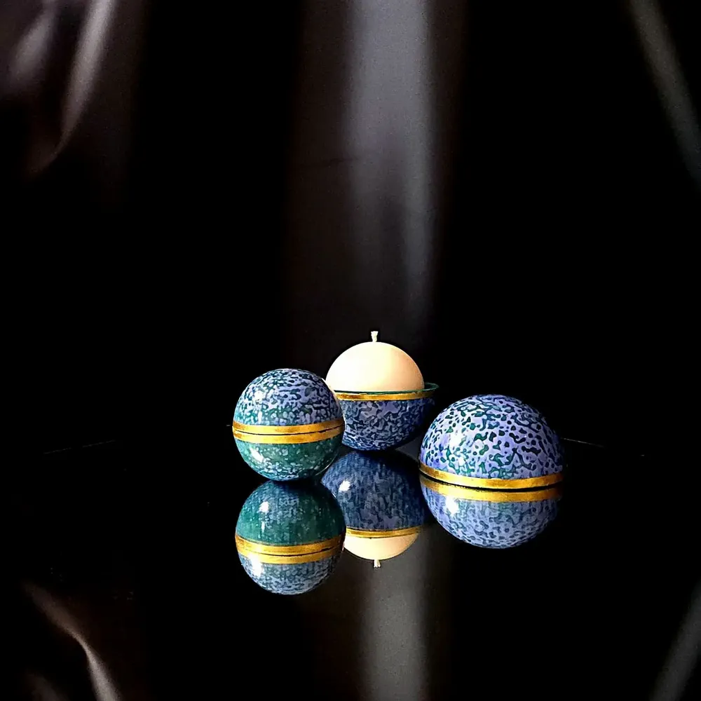 Cadeaux - Bougie Globe Bollywood — Épicéa - PONPON CURIOSITAS