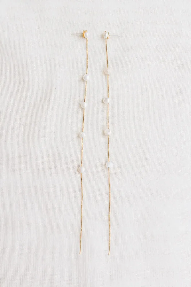 Jewelry - Pearl Rain Earrings - CÂPÂ JEWELRY