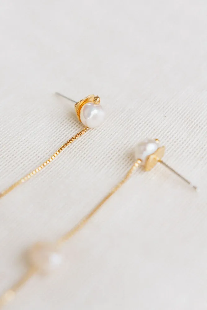 Jewelry - Pearl Rain Earrings - CÂPÂ JEWELRY