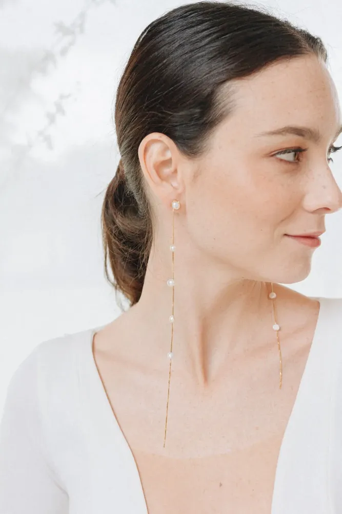 Jewelry - Pearl Rain Earrings - CÂPÂ JEWELRY