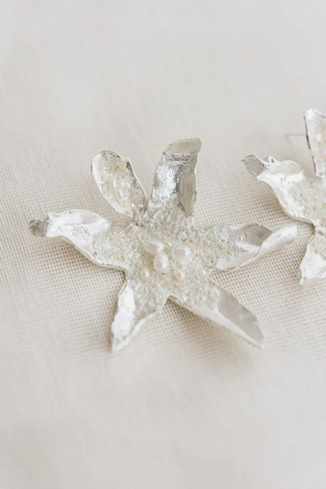 Jewelry - Orchid Petals Earrings - CÂPÂ JEWELRY