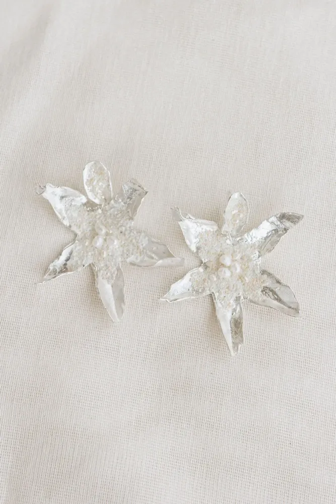 Jewelry - Orchid Petals Earrings - CÂPÂ JEWELRY