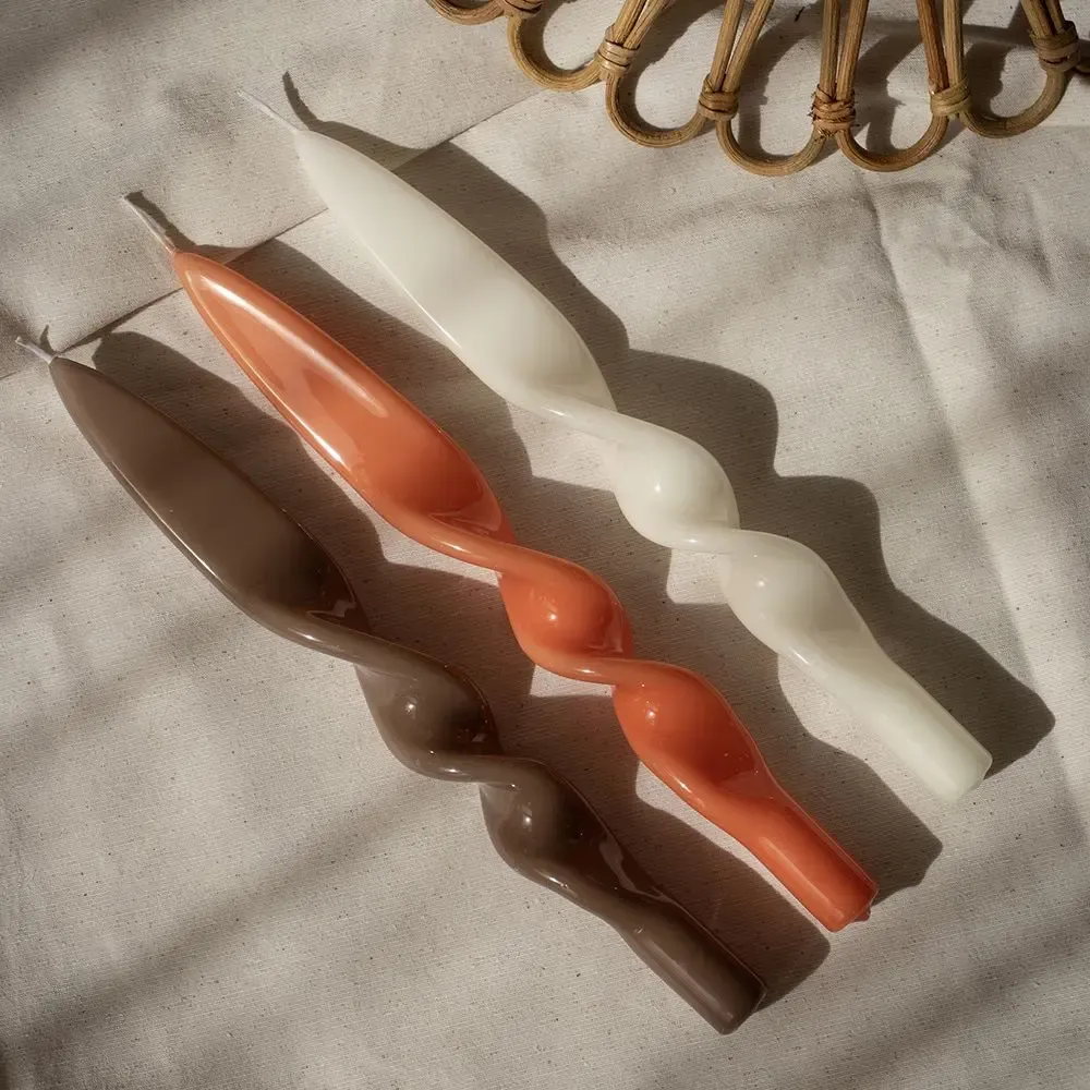 Objets de décoration - Meloria bougie torsadée « Denise » - GRAZIANI