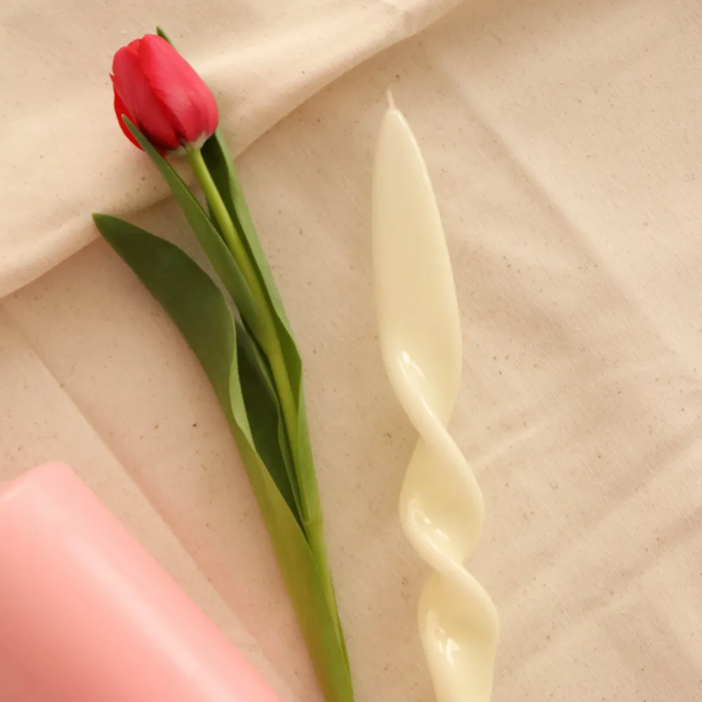 Objets de décoration - Meloria bougie torsadée « Denise » - GRAZIANI