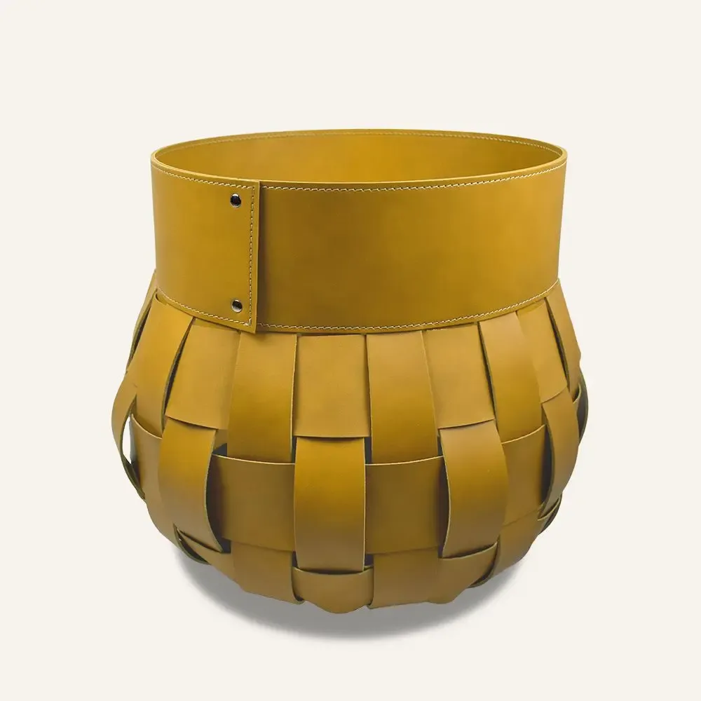Boîtes de rangement  - Panier rangement tressé TRECCIO HABITA - LIMAC DESIGN