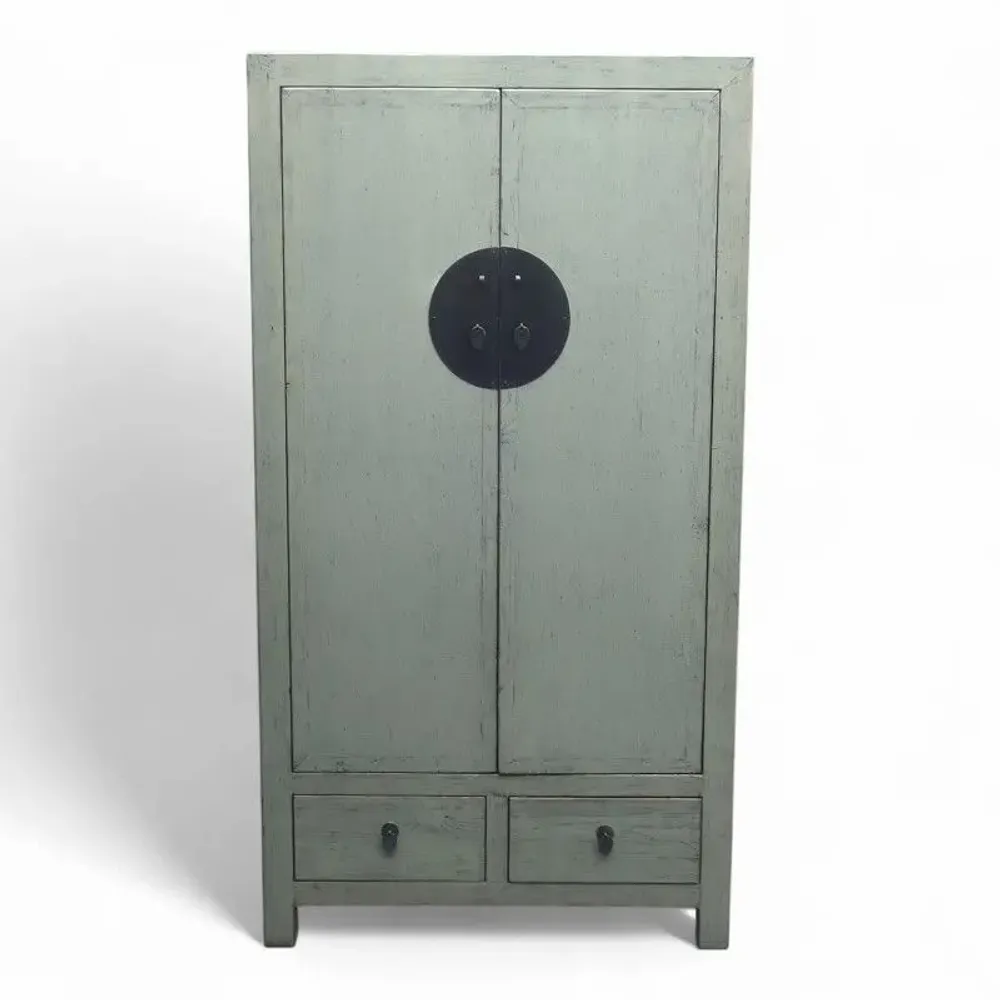 Wardrobe - Old and unique lacquered high cabinet - PAGODA INTERNATIONAL