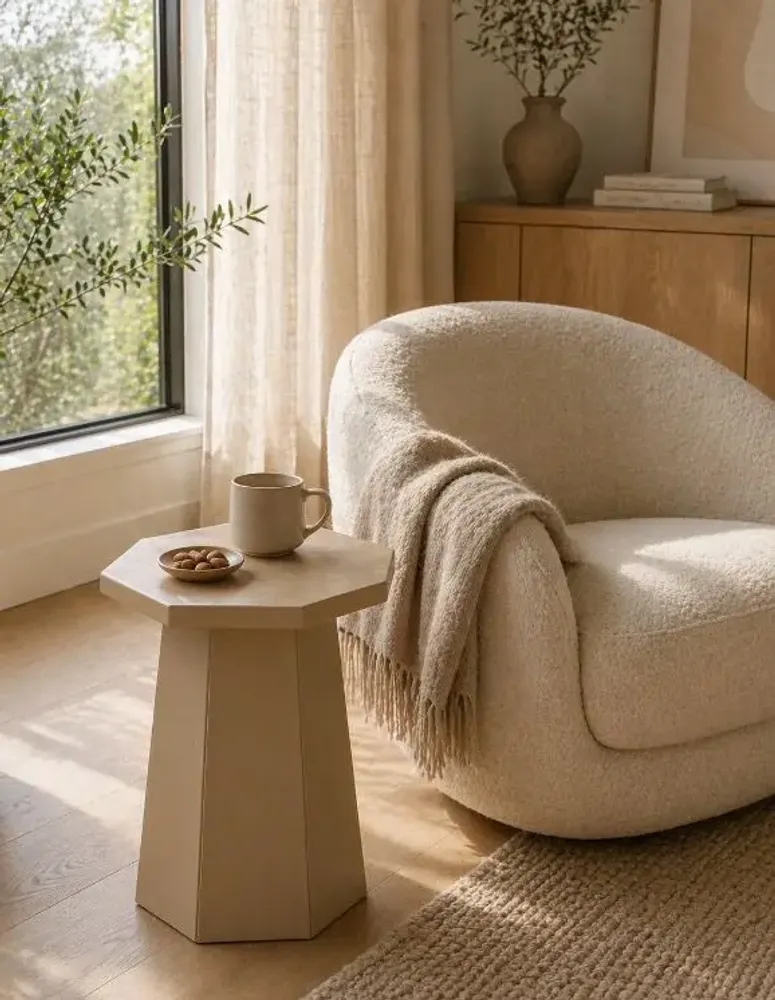 Coffee tables - Goxoa sofa end table - BELHARRA DESIGN