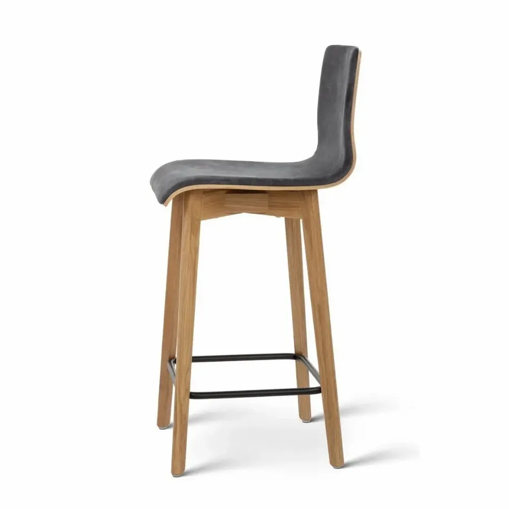 Stools - LUKA SW natural oak Barstool - DELTA