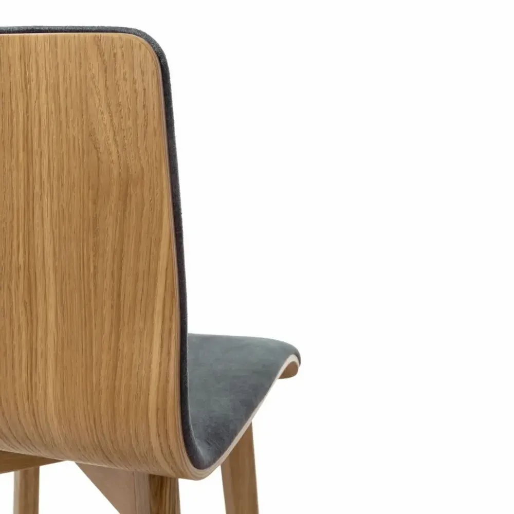 Stools - LUKA SW natural oak Barstool - DELTA
