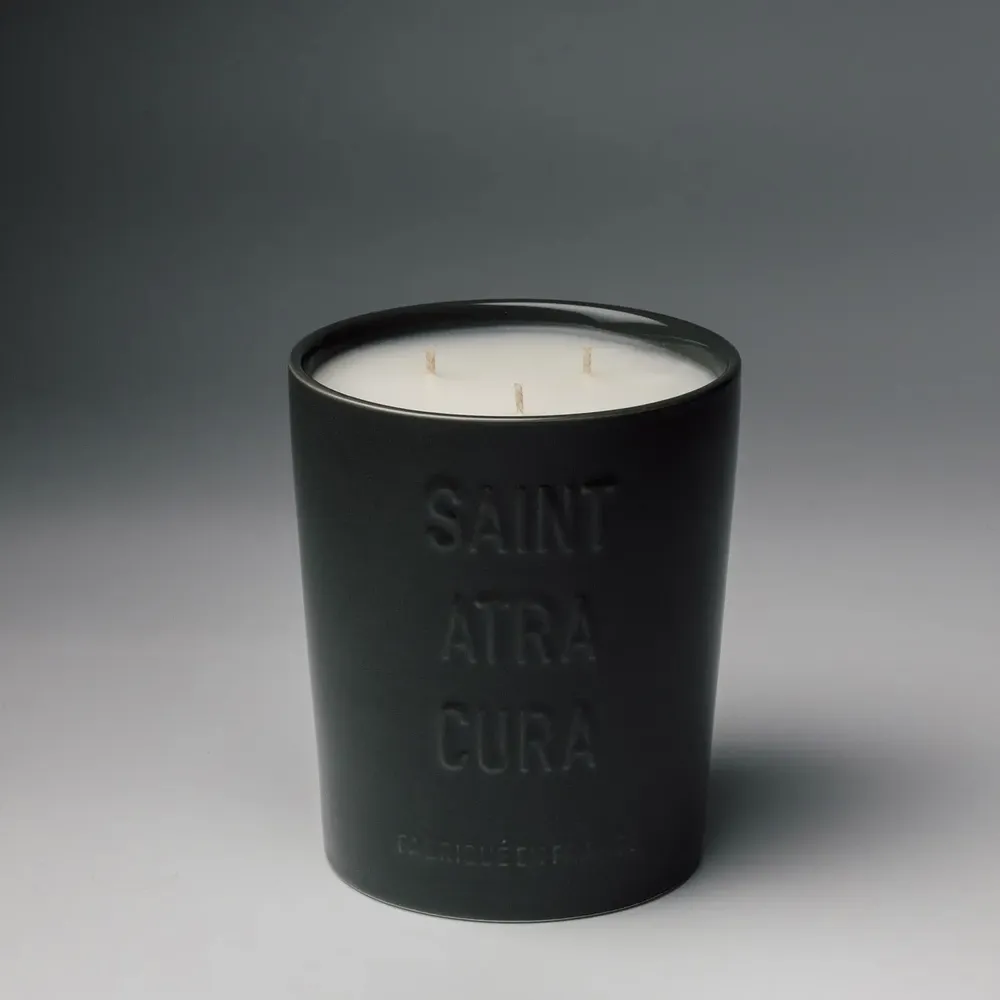 Gifts - Large Candle - Pink Pepper Leather - SAINT ATRA CURA