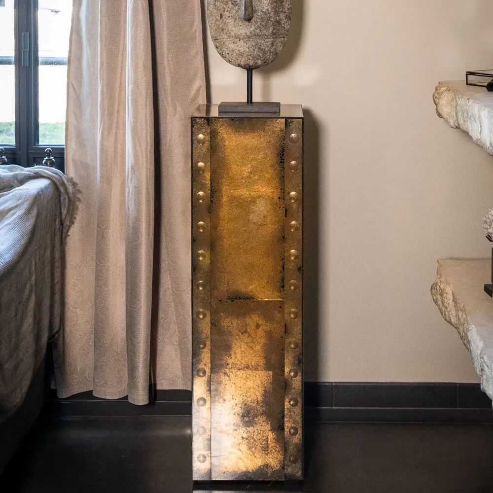 Consoles - Mobilier miroir doré - ATELIERS DAVOY