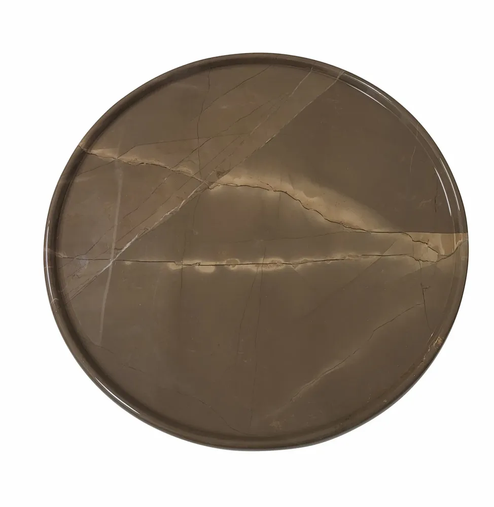 Objets de décoration - Plateau en marbre marron - SAGIT