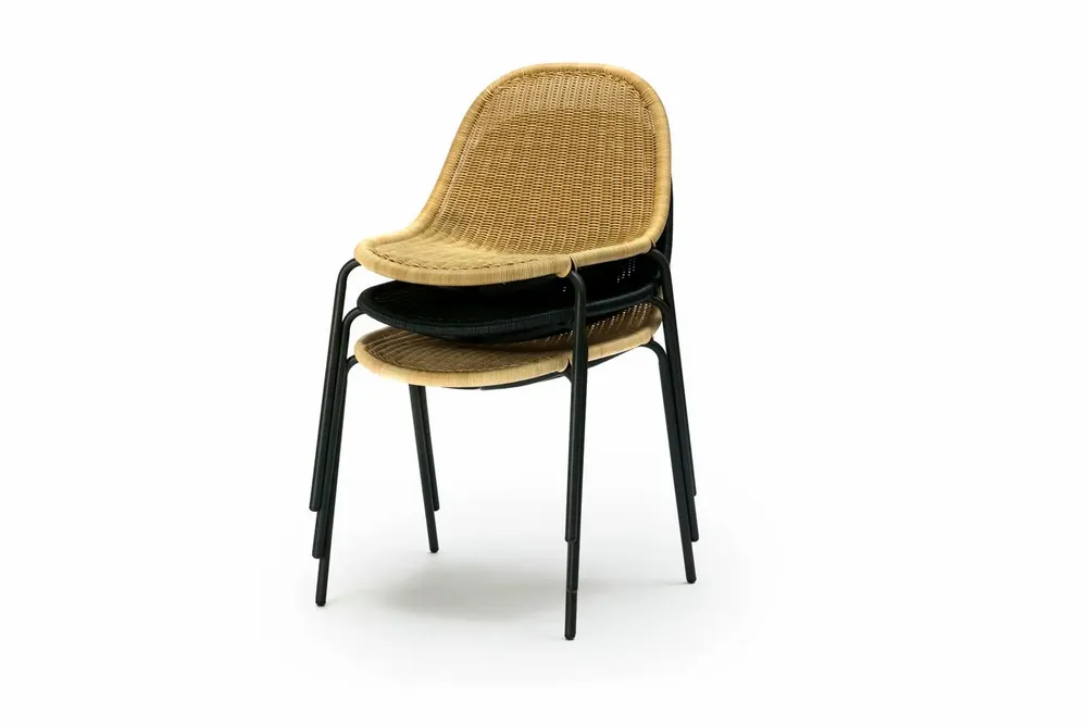 Chairs - Edwin stacking chair outdoor | chairs - FEELGOOD DESIGNS