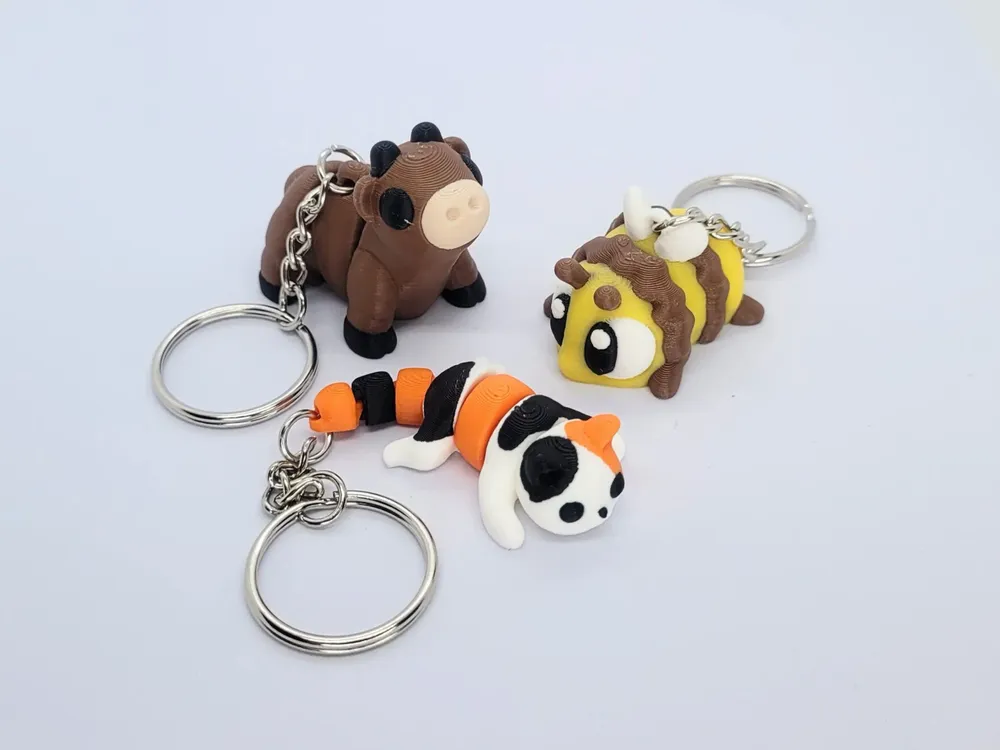 Gifts - Collectible mini figures with keychains - ZANIMIZ