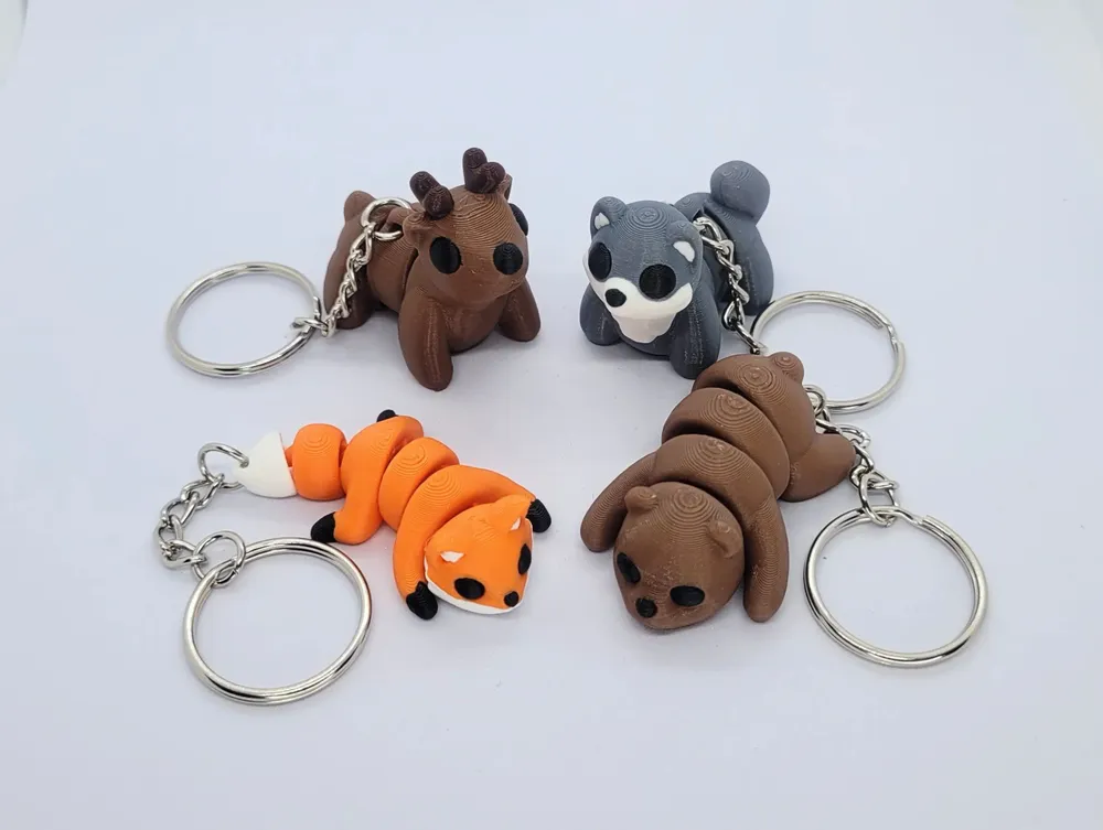 Gifts - Collectible mini figures with keychains - ZANIMIZ