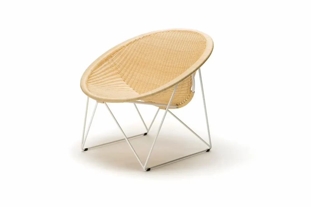 Chaises longues - C317 lounge chair cadre blanc intérieur & exterieur | fauteuils - FEELGOOD DESIGNS