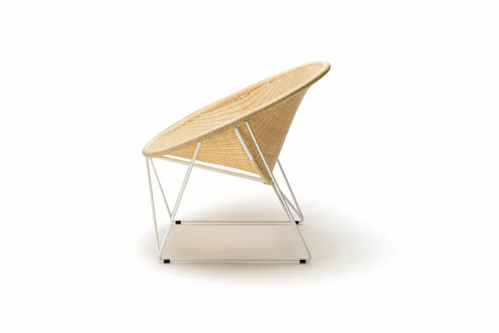Chaises longues - C317 lounge chair cadre blanc intérieur & exterieur | fauteuils - FEELGOOD DESIGNS