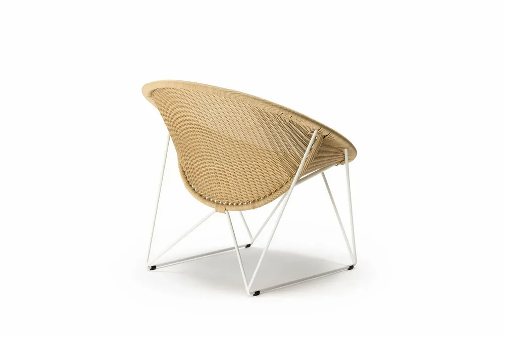 Chaises longues - C317 lounge chair cadre blanc intérieur & exterieur | fauteuils - FEELGOOD DESIGNS